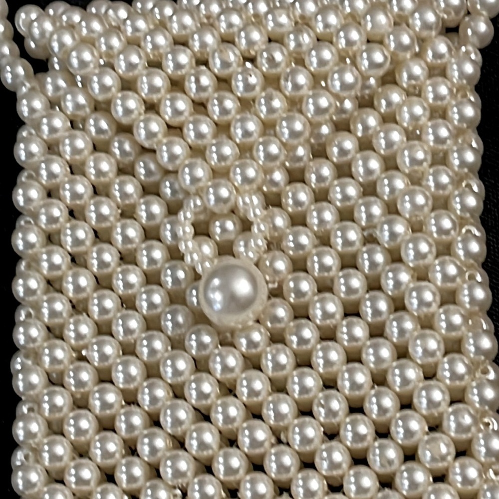 Faux Pearl Crossbody. Absolutely Unique and Beautiful.